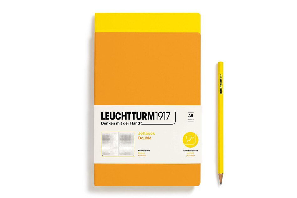 LEUCHTTURM1917 Jottbook Dotted A5 Lemon & Rising Sun